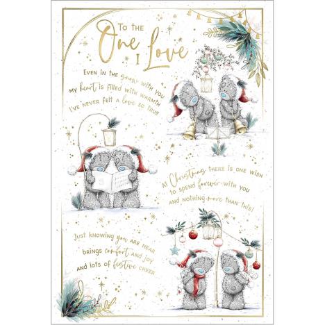 One I Love Verse Me to You Bear Christmas Card  £3.59