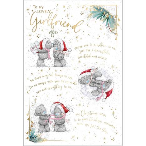 Lovely Girlfriend Verse Me to You Bear Christmas Card  £3.59