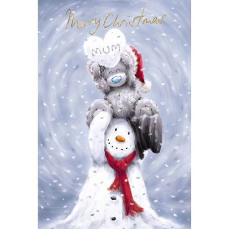 Mum Snowman Me to You Bear Christmas Card  £2.49