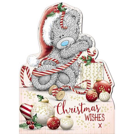 Christmas Wishes Shaped Me To You Bear Christmas Card  £1.79