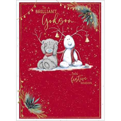 Brilliant Godson Me to You Bear Christmas Card  £1.79