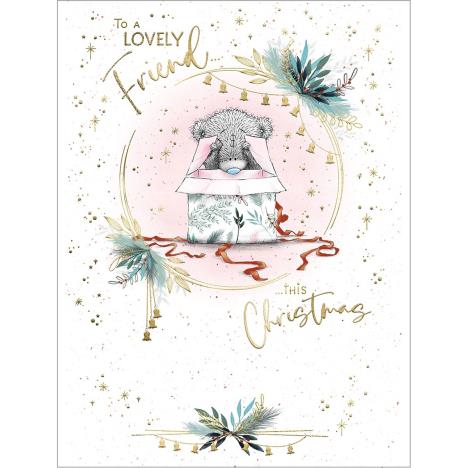 Lovely Friend Me to You Bear Christmas Card  £1.79