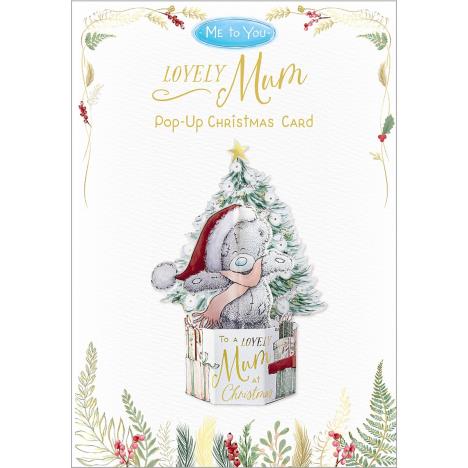 Lovely Mum Pop Up Me to You Bear Christmas Card  £3.79