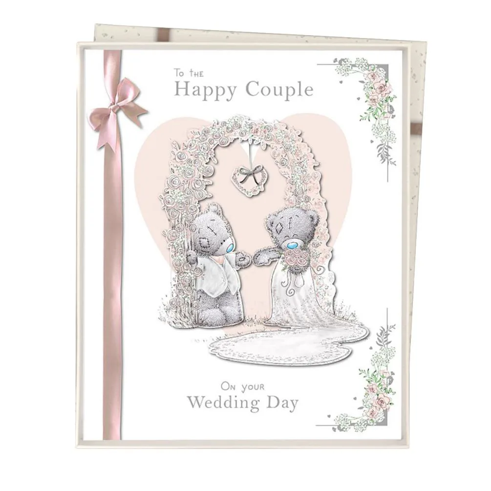 Happy Couple Me to You Bear Boxed Wedding Day Card