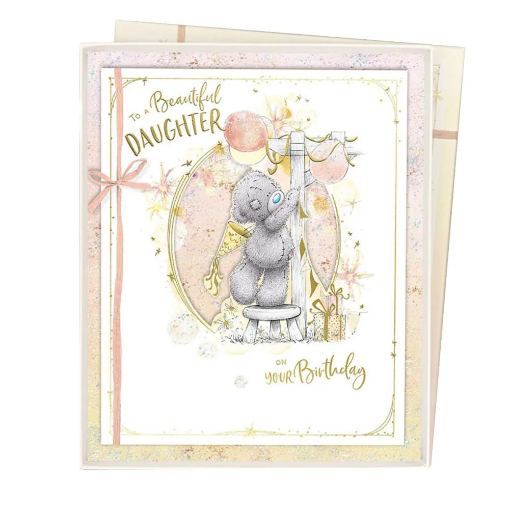 Beautiful Daughter Me to You Bear Boxed Birthday Card