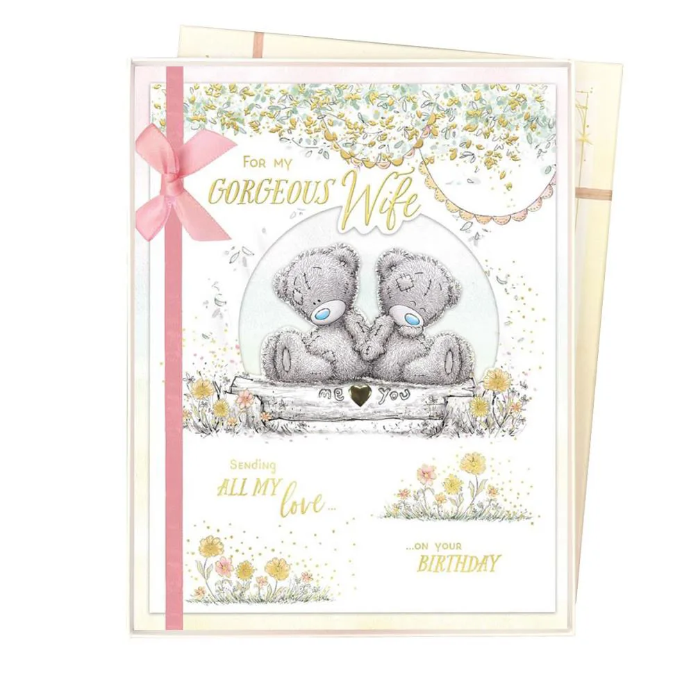 Gorgeous Wife Me to You Bear Boxed Birthday Card