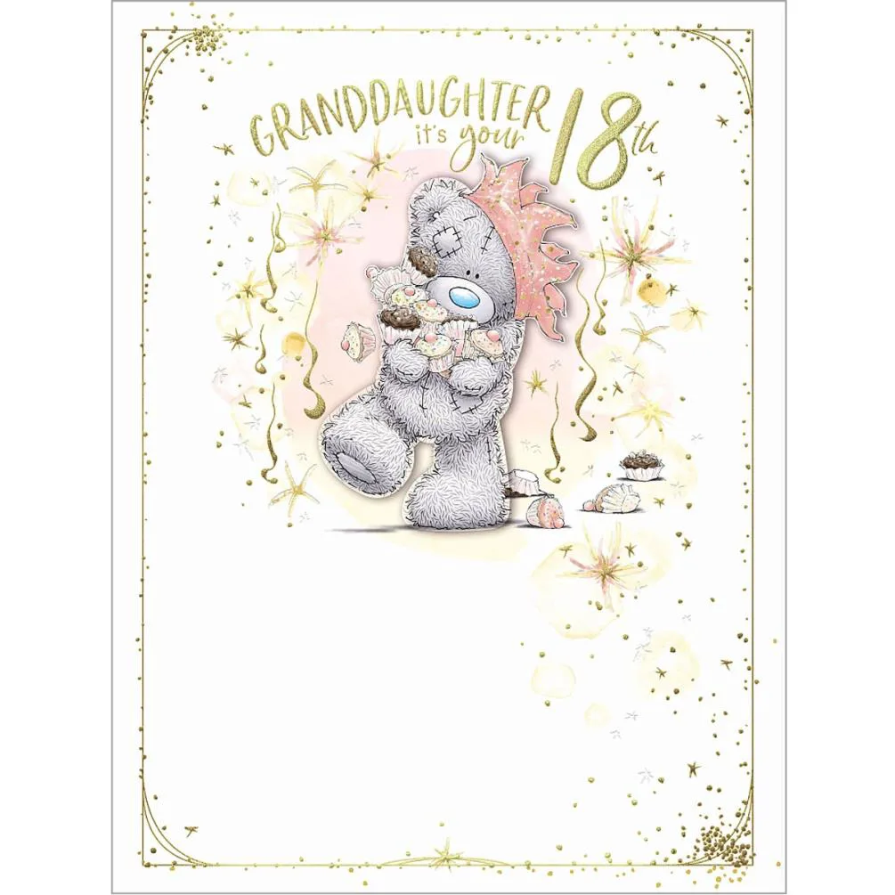 Granddaughter 18th Birthday Me to You Large Card