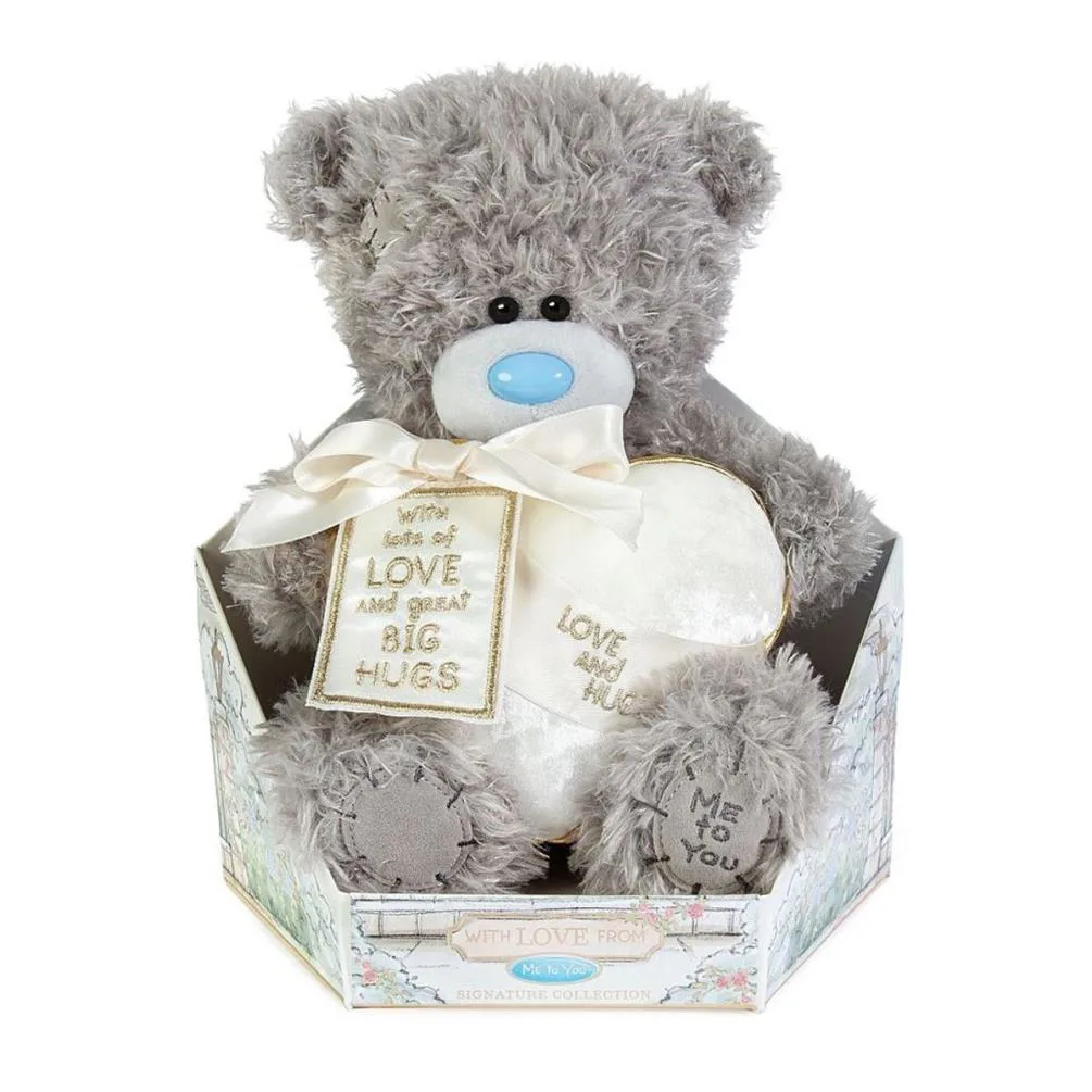 9" Big Hugs Padded Heart Me to You Bear