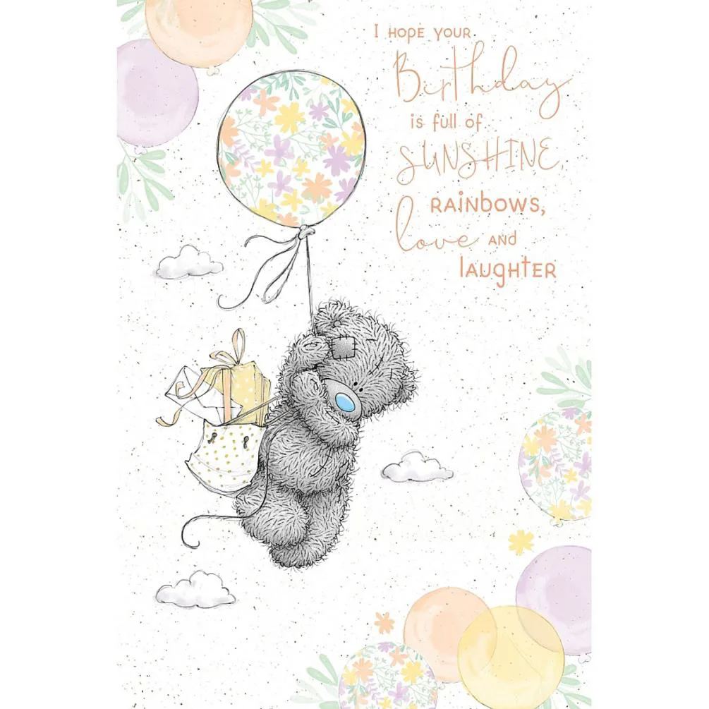 Birthday Balloon Me to You Bear Birthday Card