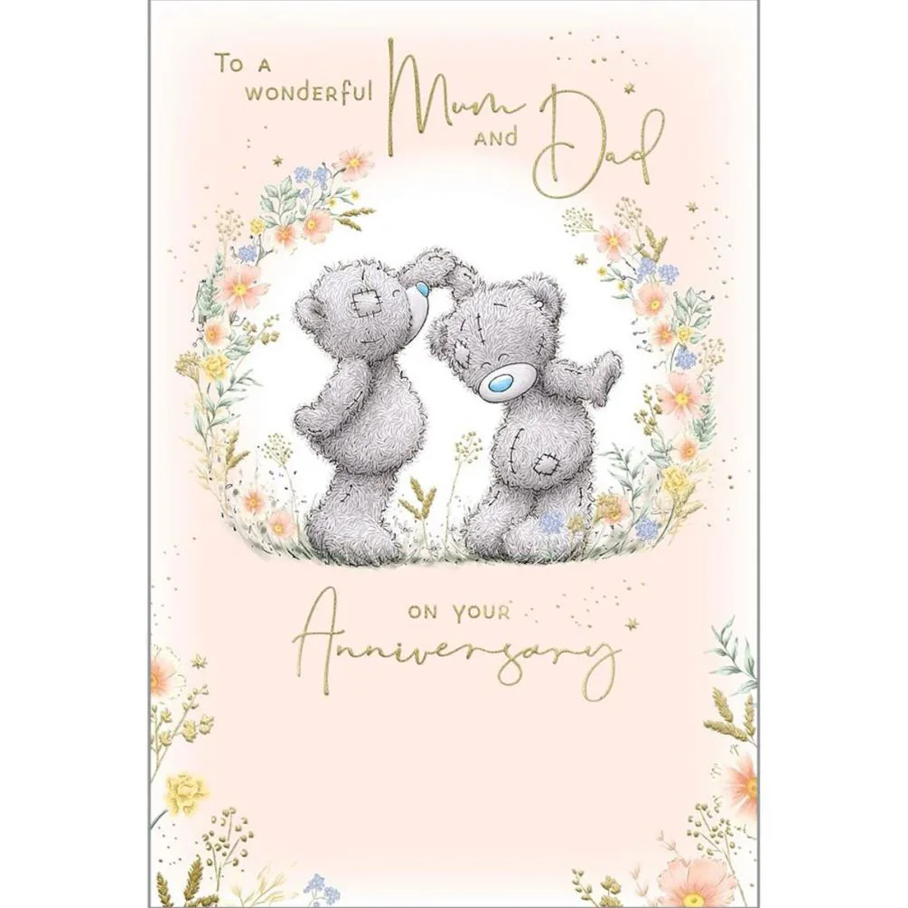 Mum &amp; Dad Me to You Bear Anniversary Card