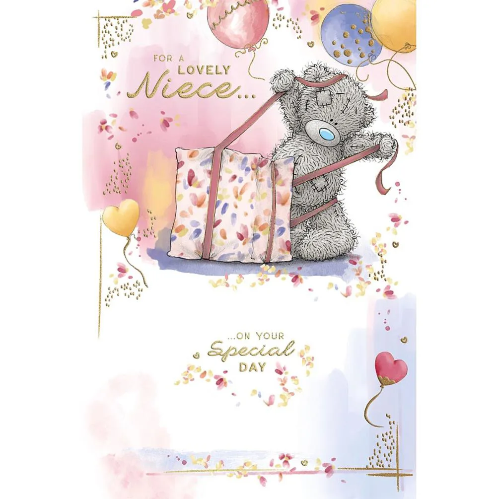 Lovely Niece Me to You Bear Birthday Card