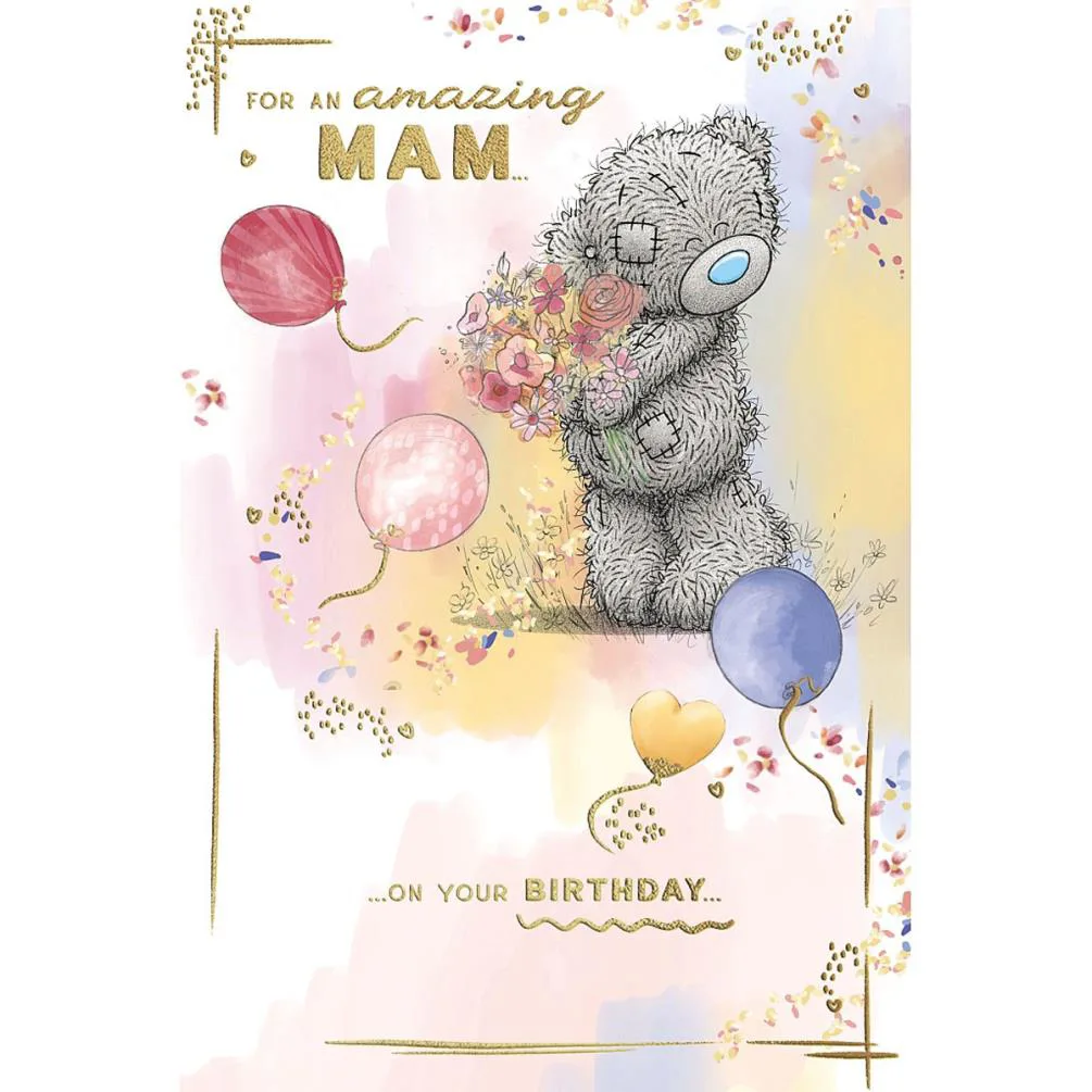 Mam Me to You Bear Birthday Card