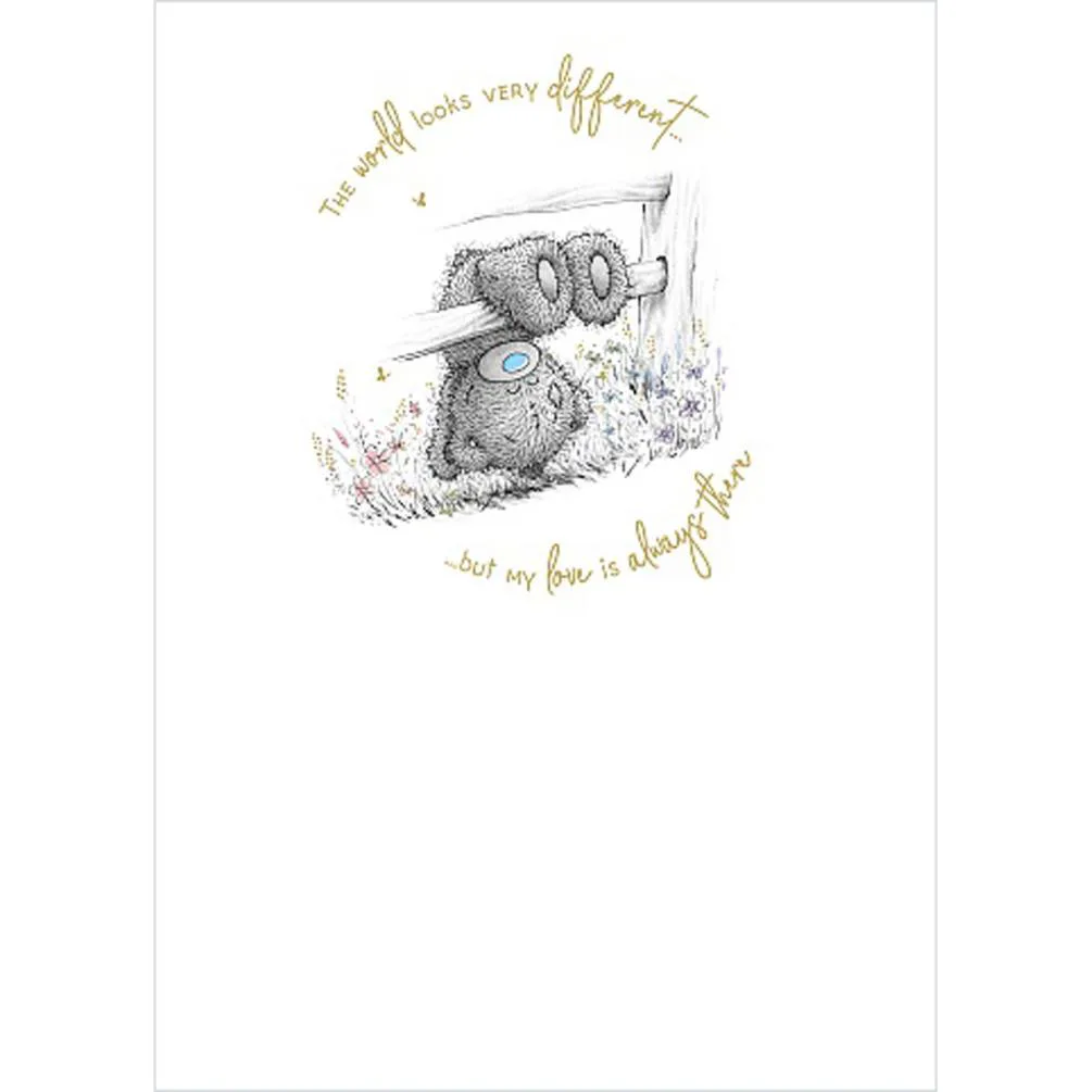 Tatty Teddy On Fence Me to You Bear Card