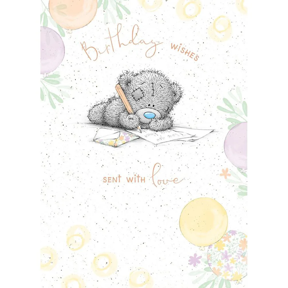 Birthday Wishes With Love Me to You Bear Birthday Card