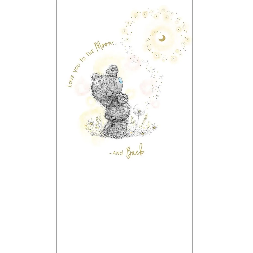Love You to The Moon Me to You Bear Card