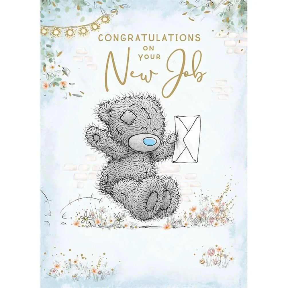New Job Congratulation Me to You Bear Card