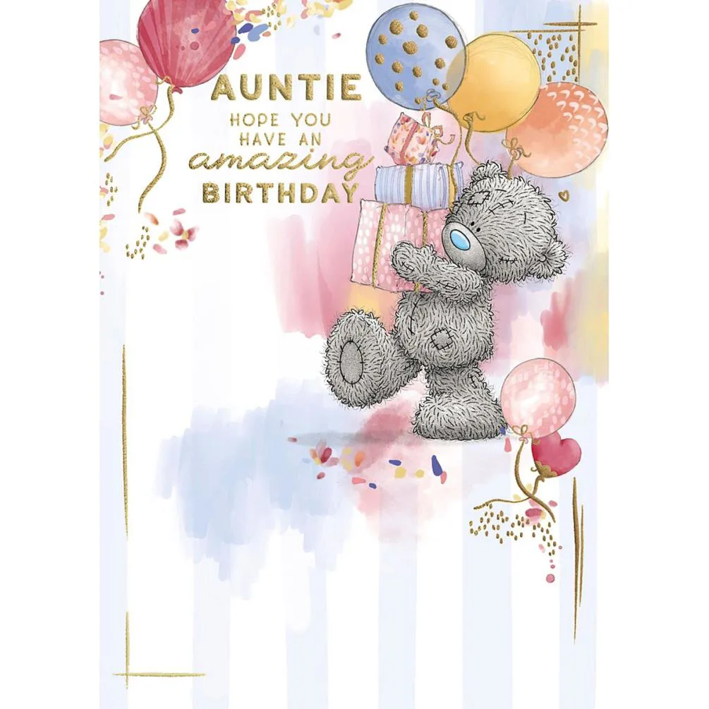 Auntie Me to You Bear Birthday Card