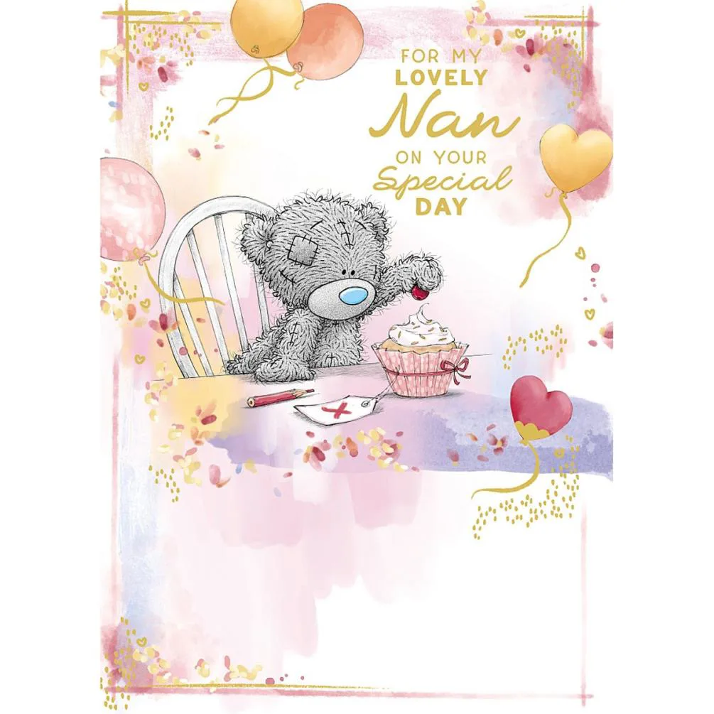 Lovely Nan Me to You Bear Birthday Card