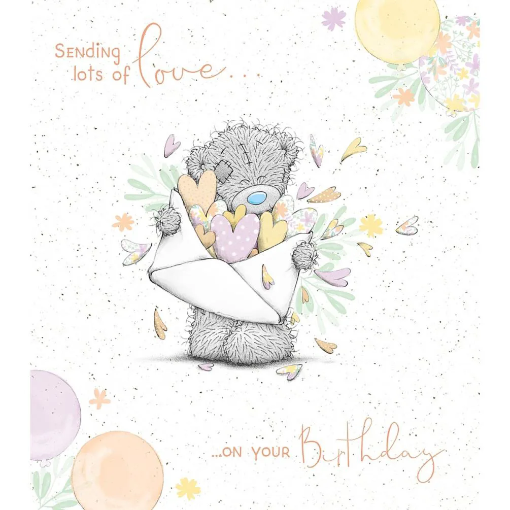 Sending Love Me to You Bear Birthday Card