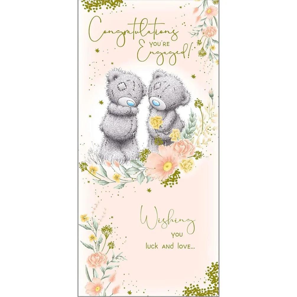 Congratulations You're Engaged Me to You Bear Engagement Card