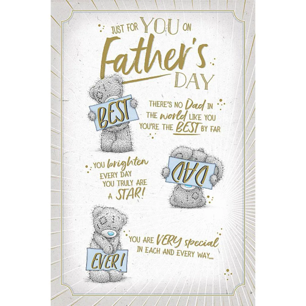 Best Dad Verse Me to You Bear Father