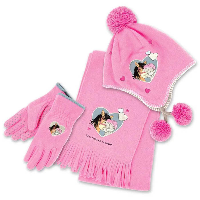 Me to You Bear Fleece Hat, Gloves & Scarf Set Age 10-12