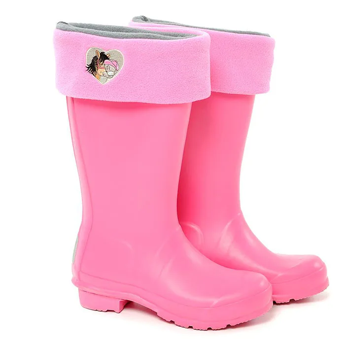 Small Me to You Bear Pink Fleece Boot Liner Size 7-9