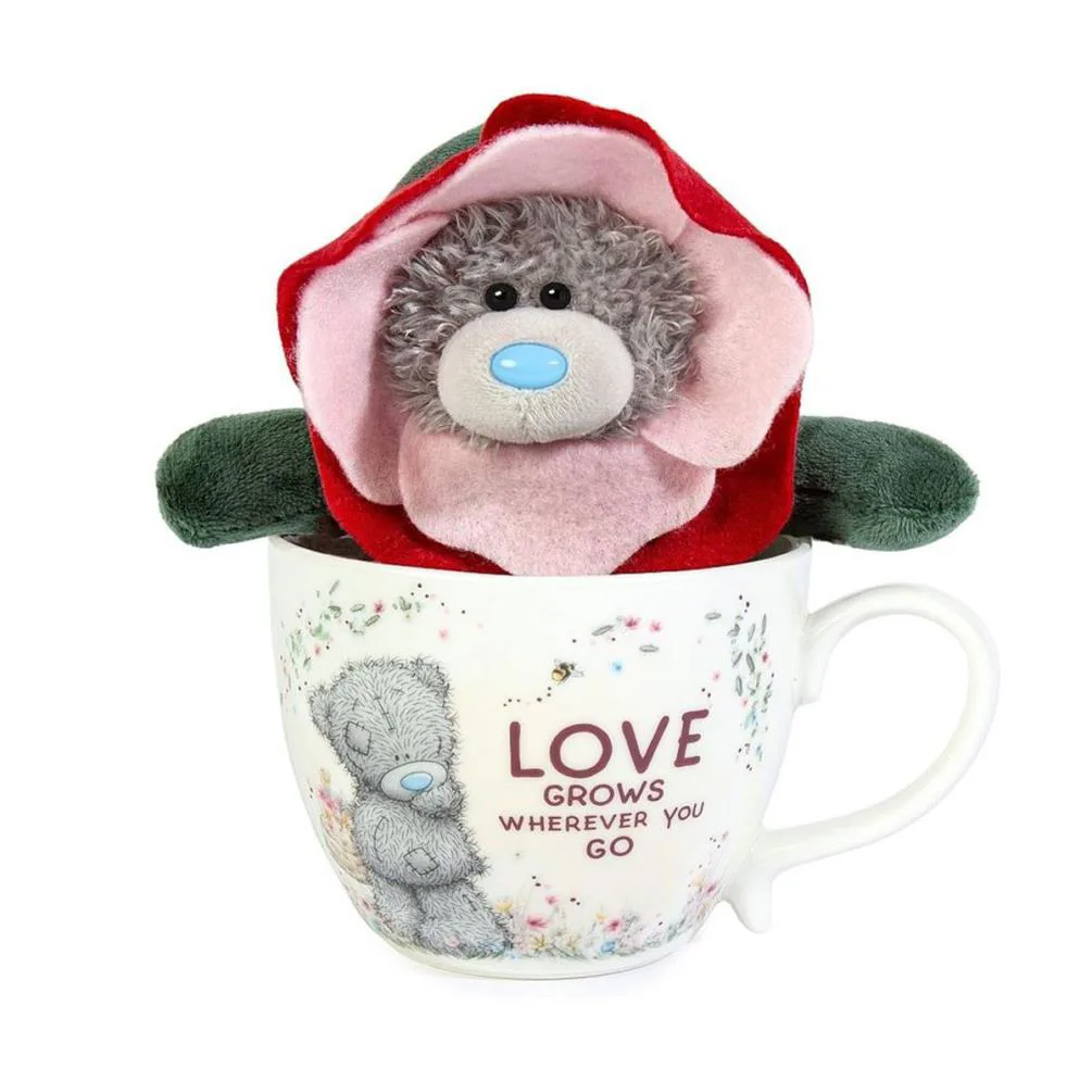 Love Grows Me to You Bear Mug &amp; Plush Gift Set