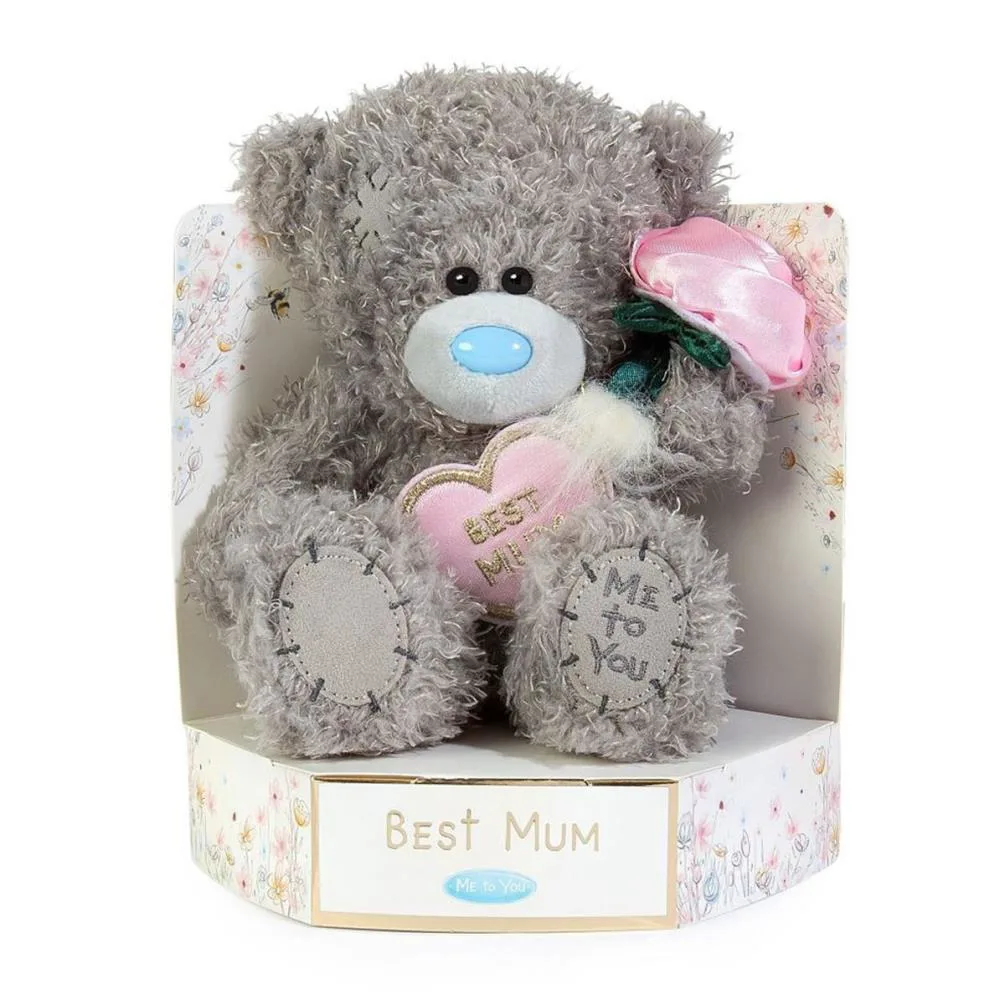 7" Best Mum Heart & Flower Me to You Bear