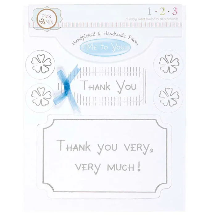 Thank You Occasions Verse & Greeting Insert