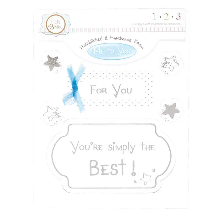 For You Me to You Bear Occasions Verse & Greeting Insert