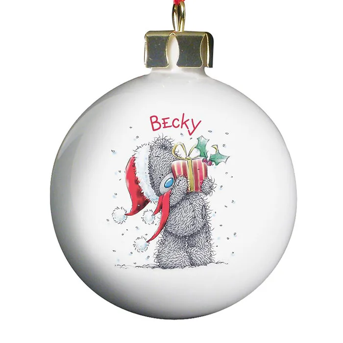 Personalised Me To You Christmas Bauble