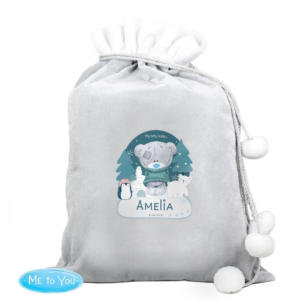 Personalised Winter Explorer Me to You Luxury Christmas Sack