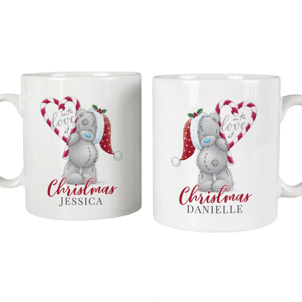 Personalised Me to You With Love At Christmas Couples Mug Set