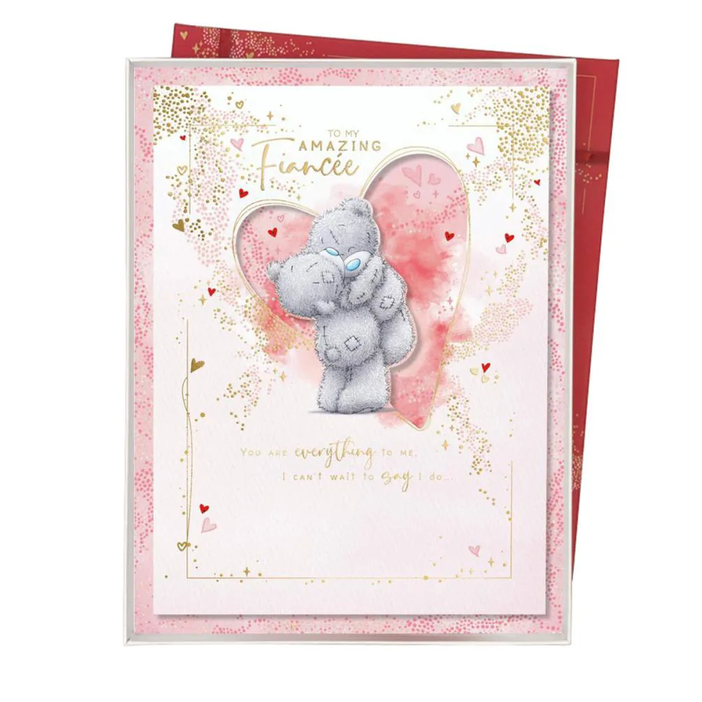 Amazing Fiancée Me to You Bear Valentine's Day Boxed Card