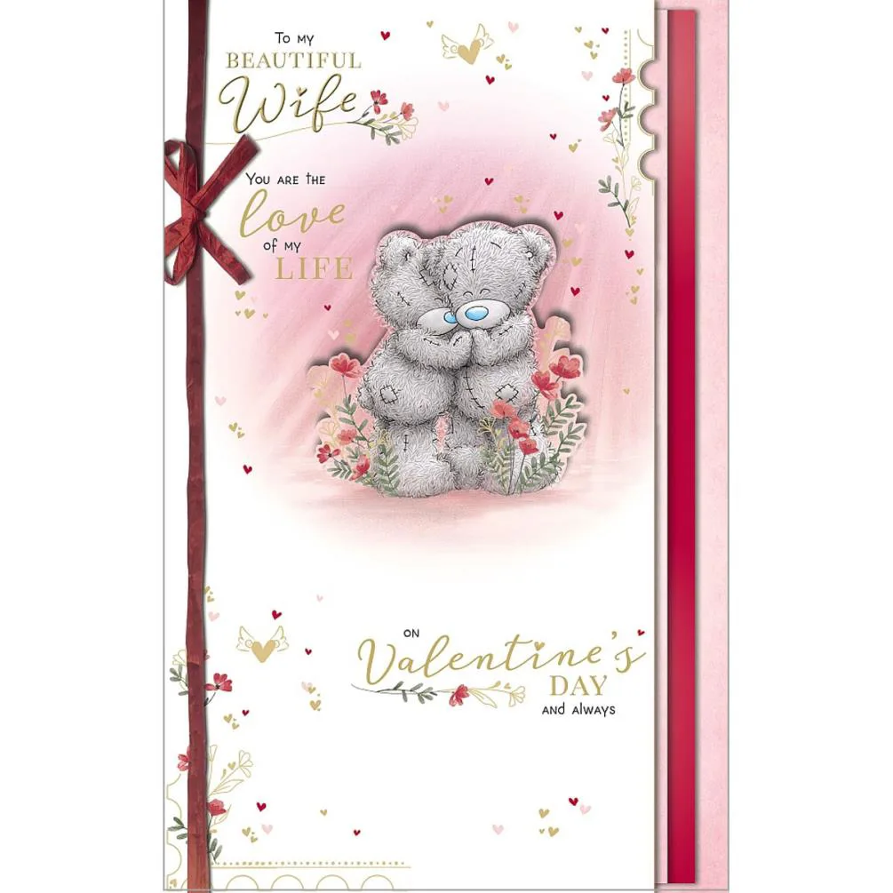 Beautiful Wife Handmade Me to You Bear Valentine