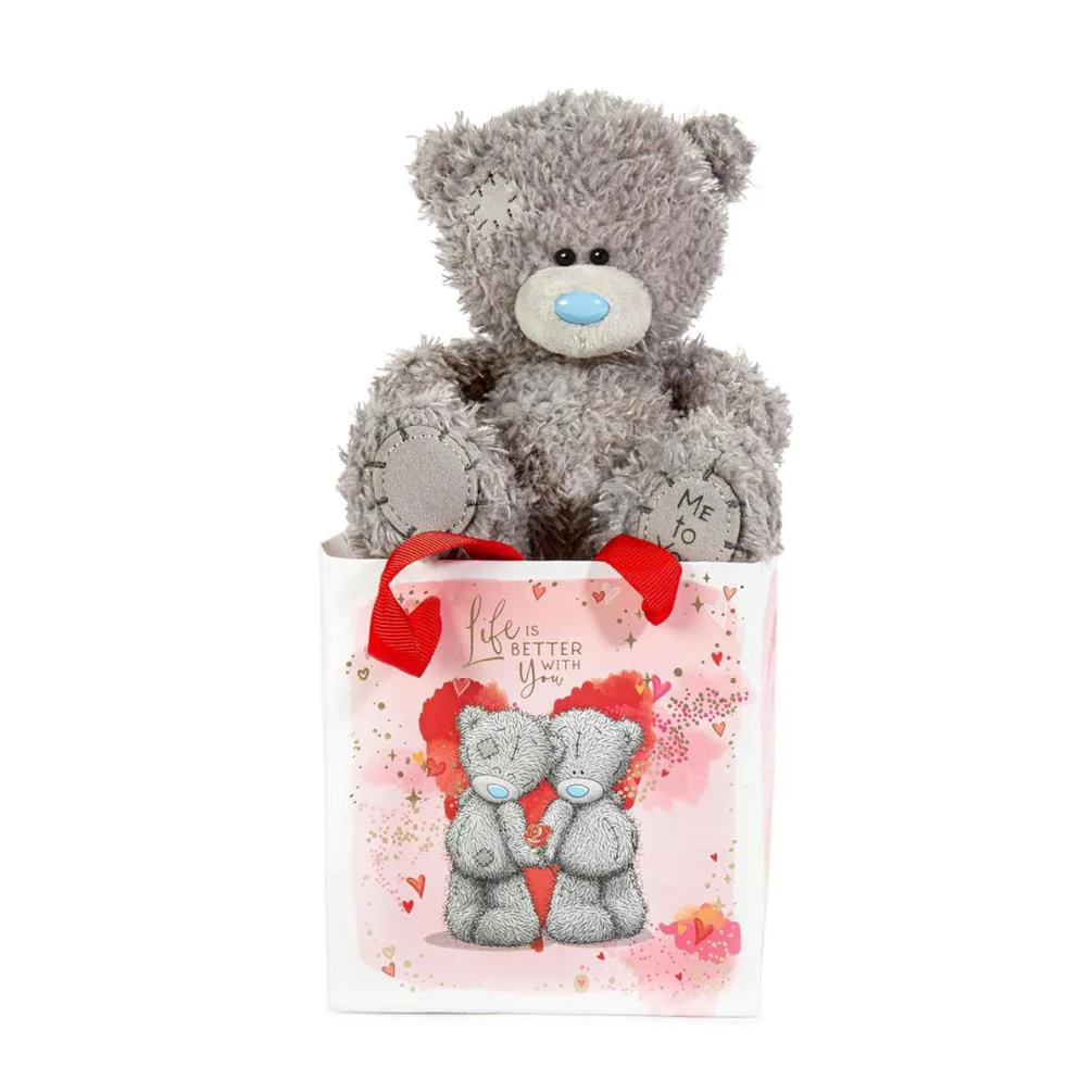 5" Life is Better With You Me to You Bear In Bag