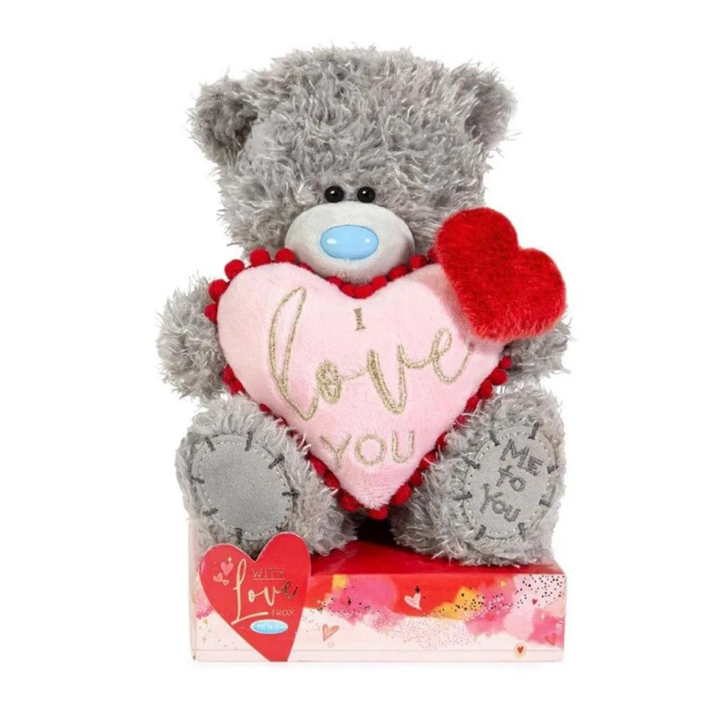 7" I Love You Padded Heart Me to You Bear