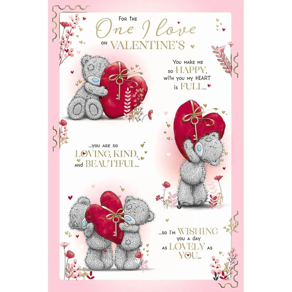 One I Love Verse Me to You Bear Valentine