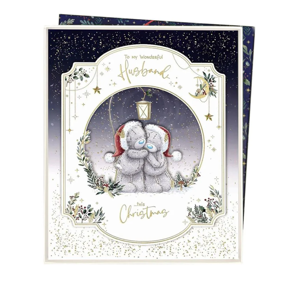 Wonderful Husband Me to You Bear Boxed Christmas Card