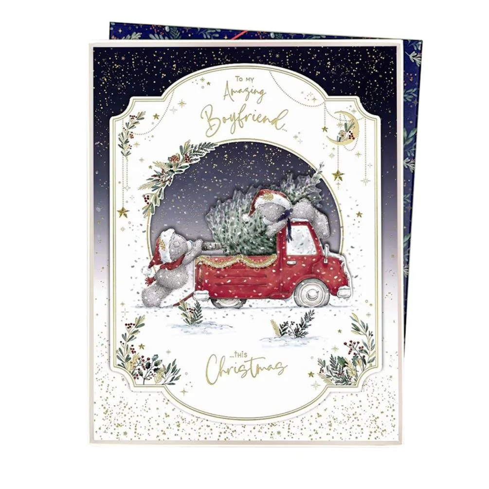 Amazing Boyfriend Me to You Bear Boxed Christmas Card