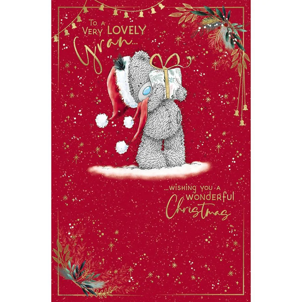 Lovely Gran Me to You Bear Christmas Card