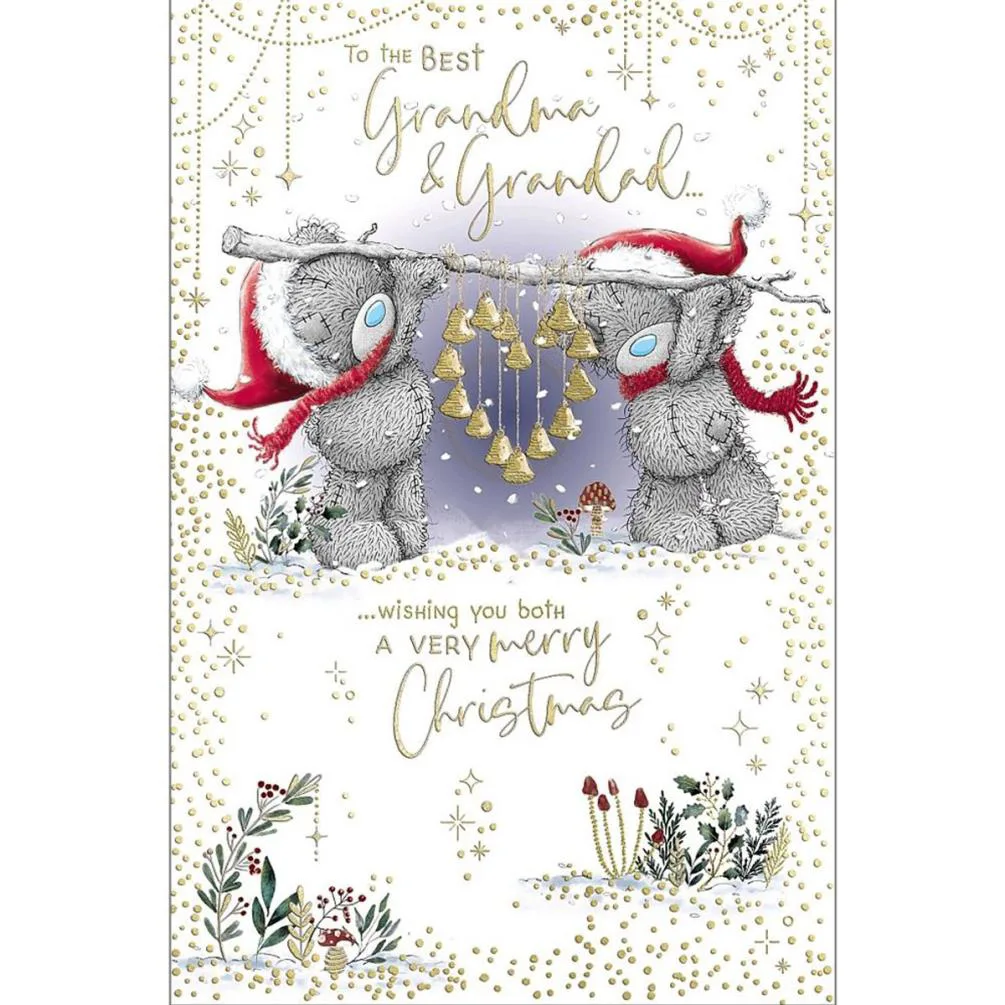 Grandma & Grandad Me to You Bear Christmas Card