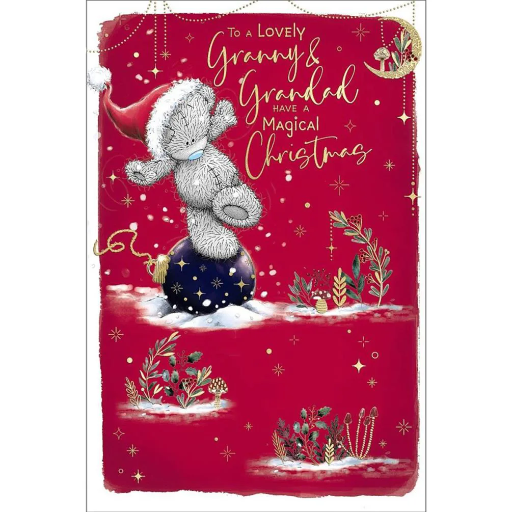 Lovely Granny & Grandad Me to You Bear Christmas Card