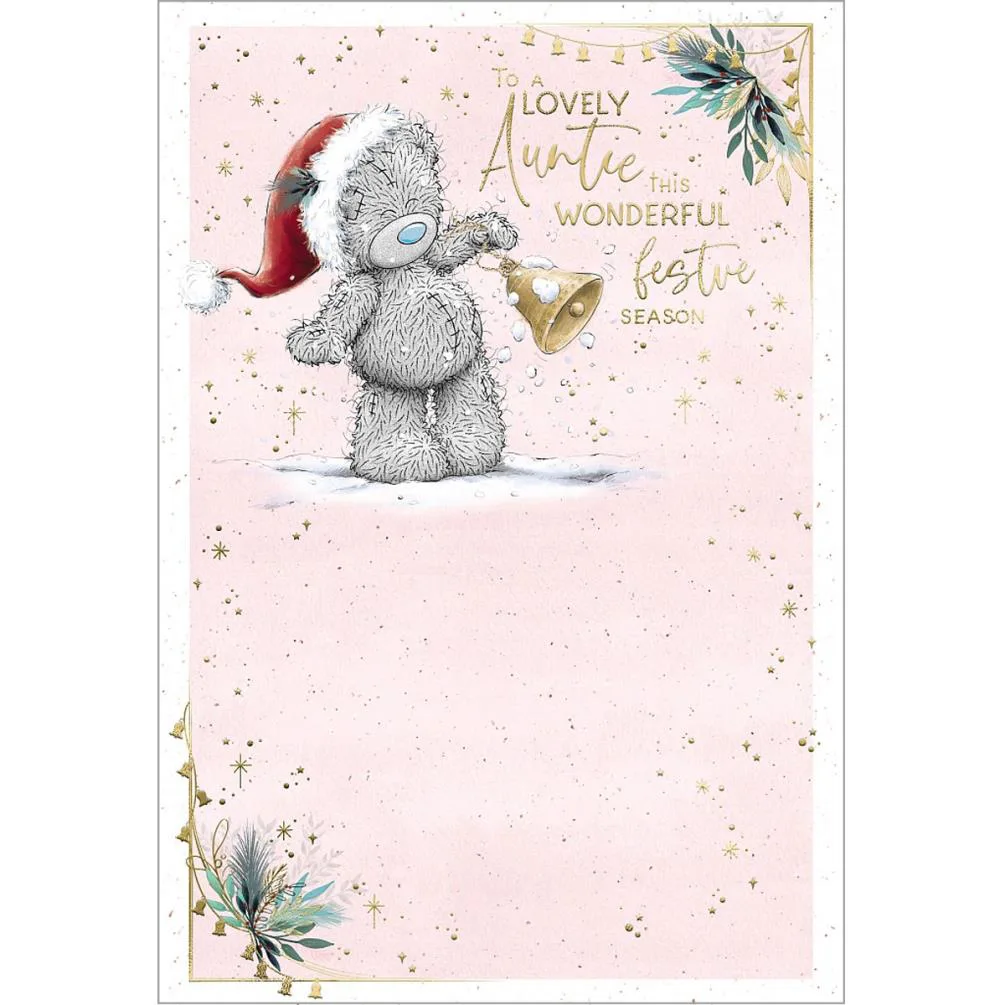 Lovely Auntie Me to You Bear Christmas Card