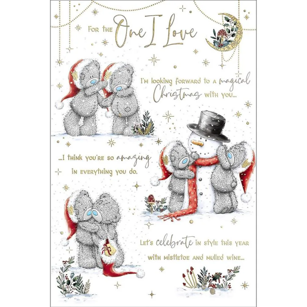 One I Love Verse Me to You Bear Christmas Card