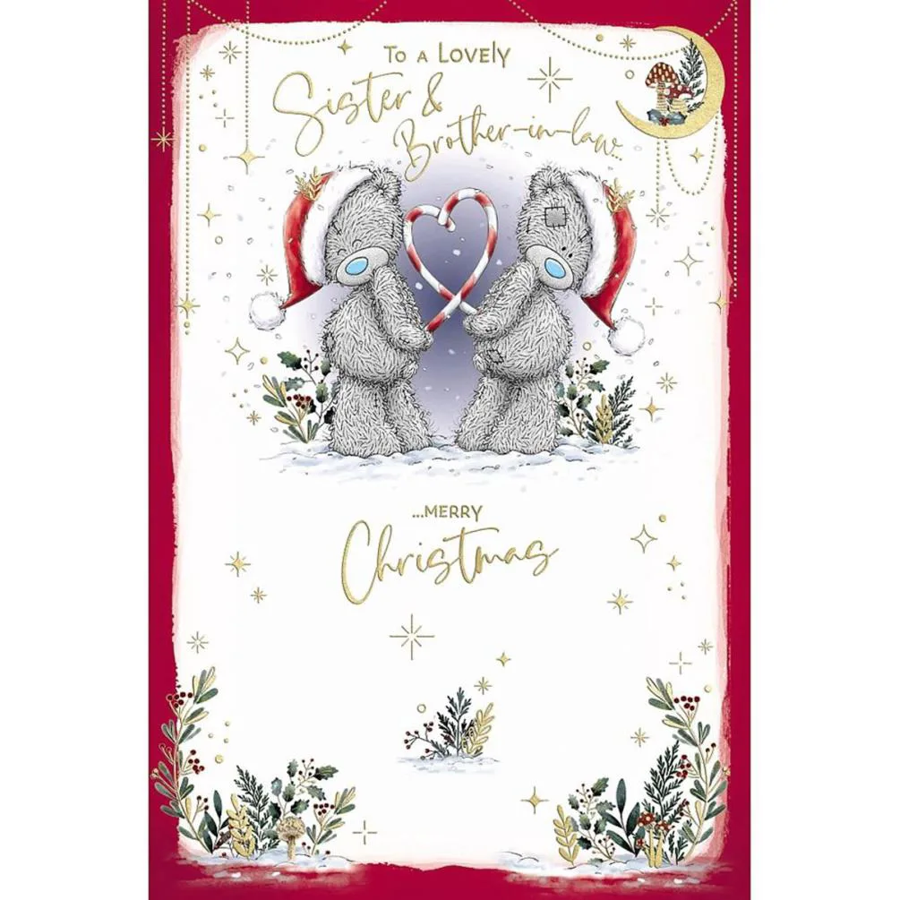 Sister & Brother in Law Me to You Bear Christmas Card