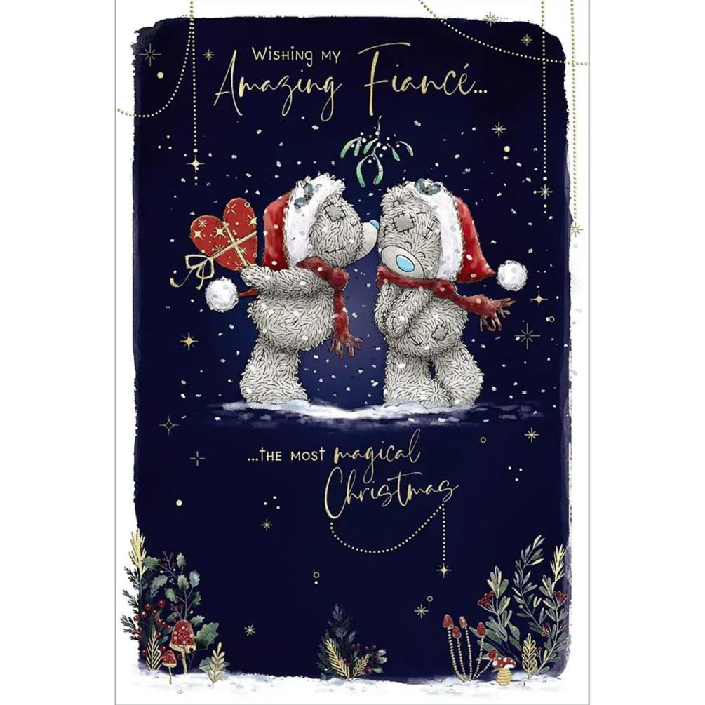 Amazing Fiance Me to You Bear Christmas Card