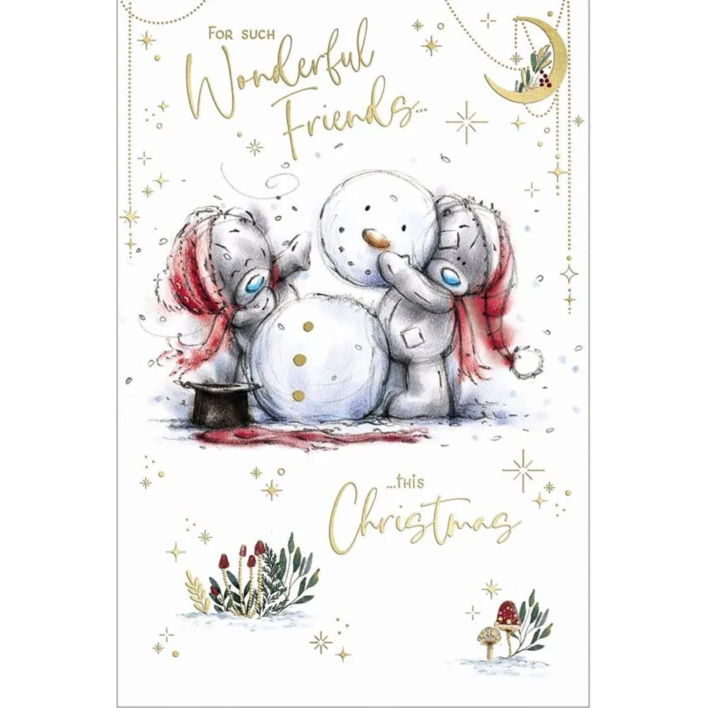 Wonderful Friends Sketchbook Me to You Bear Christmas Card