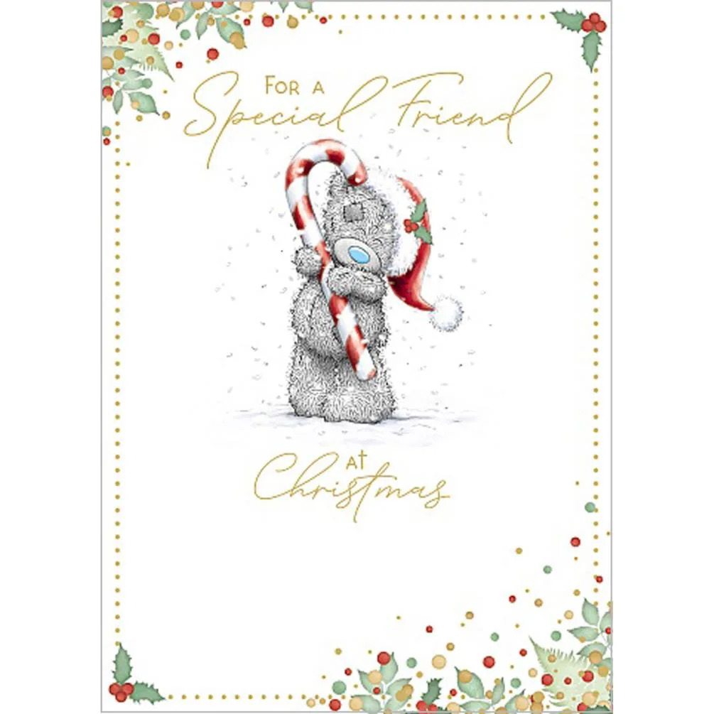 For A Special Friend Me to You Bear Christmas Card